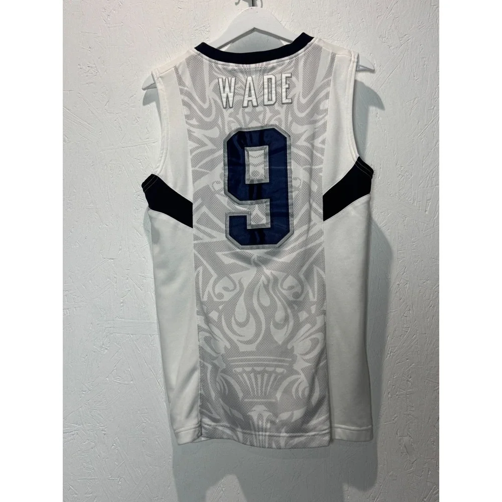 Nike USA Basketball Jersey Mens S White Dwayne Wade 9 Dream Team Olympics Miami